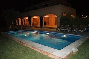 Pool at night