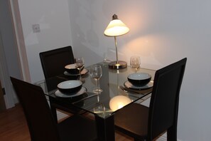 Dining area of living room