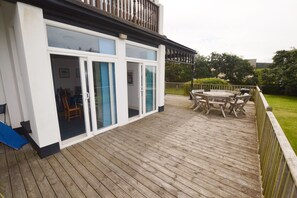 The Deck - access via patio doors from living area