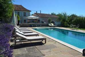 Secure, south facing, private, heated, salt water pool.