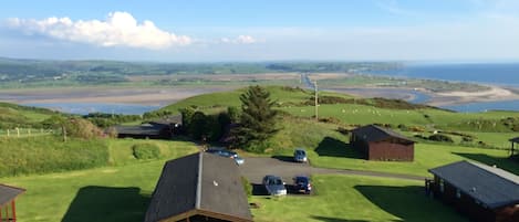 Looking down onto Chalet 12