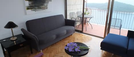 Living room with terrace