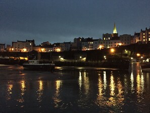 The town at night
