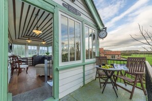 First floor:  Entrance from decked area