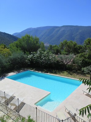 La vue de la terrasse !