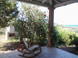 Veranda vista mare