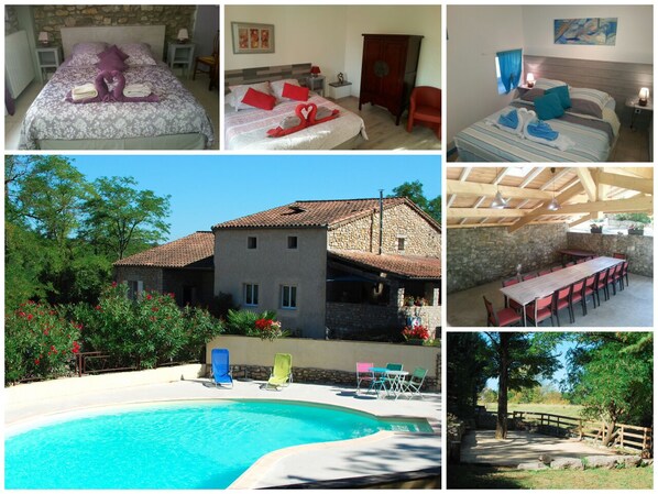 Le Mas , les chambres