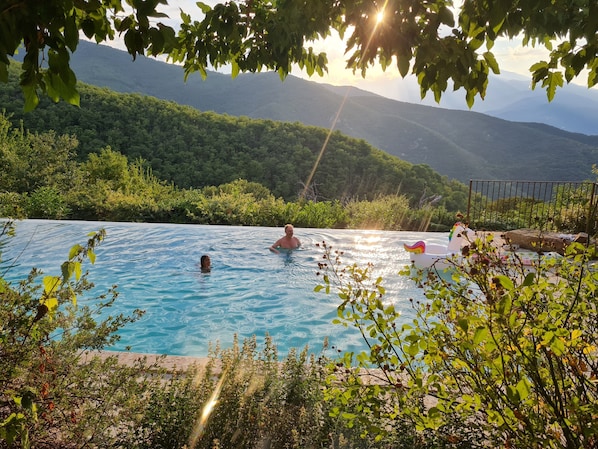 Our well-fed pool has plenty of water