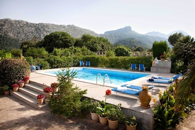 Villa cerca de Pollença con impresionantes vistas, norte de Mallorca, Islas Baleares