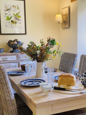 Beautiful dining area.