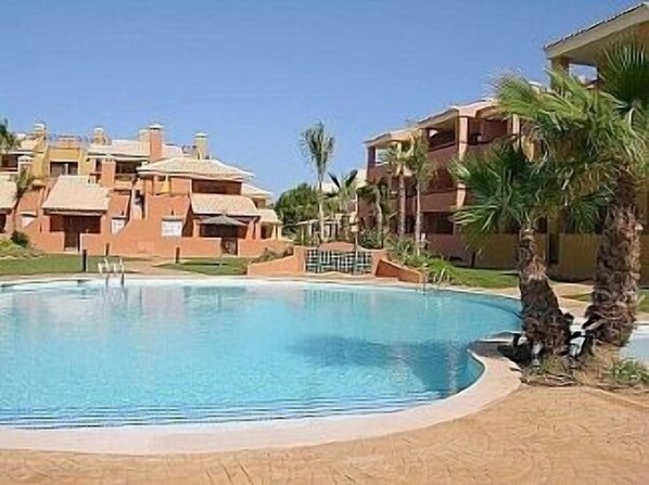 Large communal swimming pool