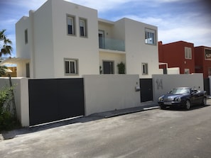 View from the front of our recently renovated villa spread over 3 floors