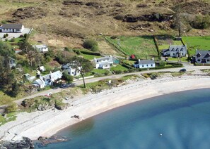 Tigh-na-Camus cottage from the air