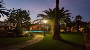 Garden in the evening