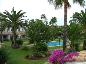 Pool view from balcony