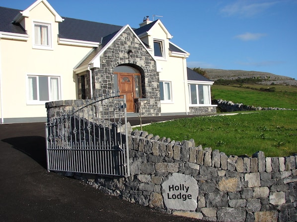 Front Entrance with ample car parking front and rear.