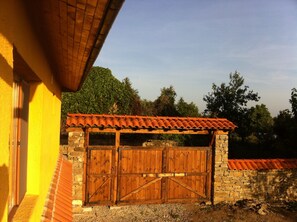 The entry gate from inside. 