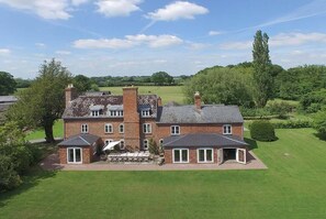 South side of Monnington House with huge gardens and so much space. So beautiful