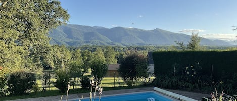 View from the Terrace, looking south towards Spain