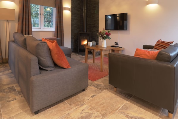 The open plan living area is perfect for socialising with family and friends.