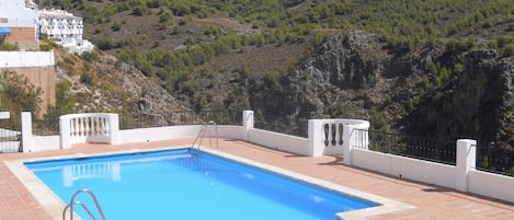 pool and mountain view