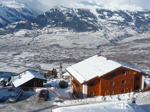 Perce Neige and view to Old Veysonnaz