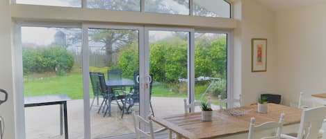 Dining area looking onto decking area