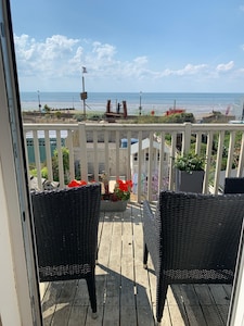 Former fisherman's cottage with stunning views of the beach and sea