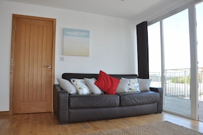Large, bright lounge area