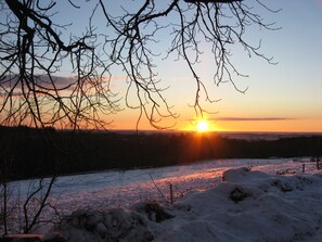 the view in winter