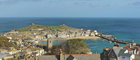 St Ives Harbour seen from Trelissick Court