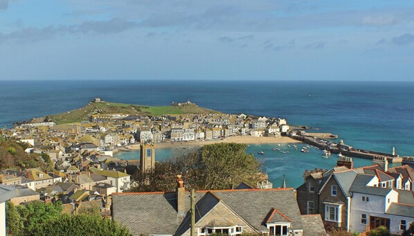 St Ives Harbour seen from Trelissick Court