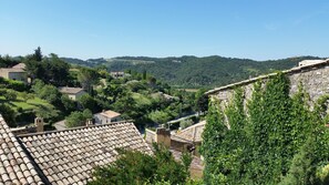 view from balcony