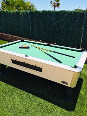 American pool table.