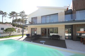 Back Of Casa Marcelo and Pool by day
