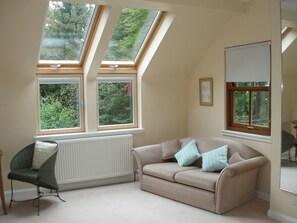 Master bedroom sitting area