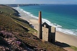 Porthtowan Beach, a World Heritage landscape