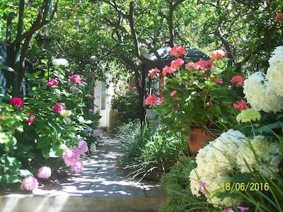 In historical centre of Monterosso, a romantic house with garden