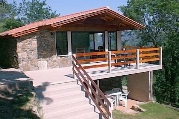 The cottage has its own secluded garden