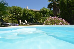 Looking out from your own private pool