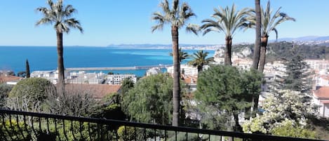 Une vue de la terrasse