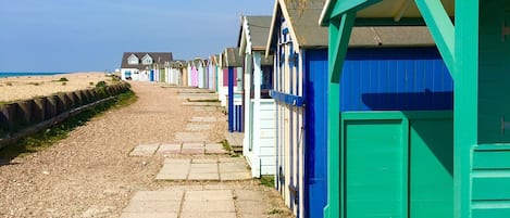 Ferring Beach Huts. 