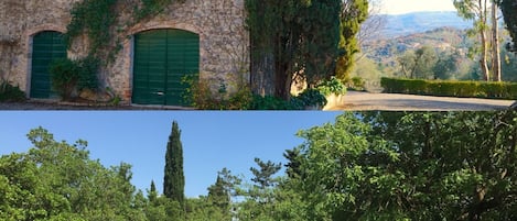 Casa Chiesa and the lovely pool.