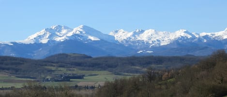 View from Le Cazal to the Pyrenees