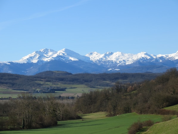 View from Le Cazal to the Pyrenees