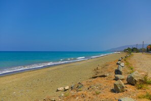 Sandy beach with endless view