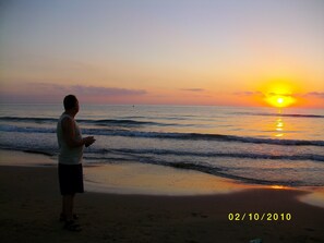 Sunrise from the beach