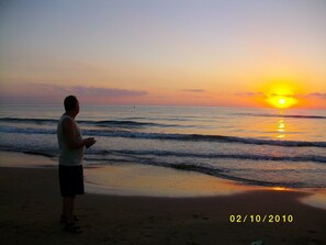 Sonnenaufgang vom Strand