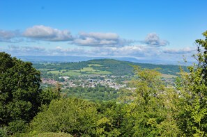 View towards Wales and the Black Mountains
