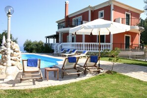 St Nicholas, Corfu,by the pool